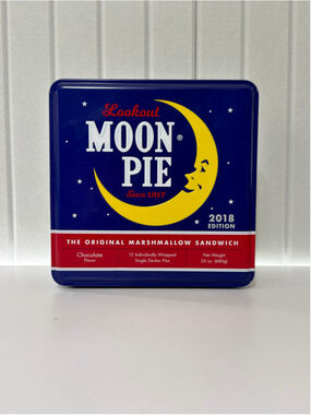 2018 Lookout Moon Pie Collectible Tin | Vintage Style Advertising Storage Tin